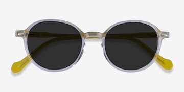 Clear Yellow Ice Cream -  Acétate Lunettes de soleil