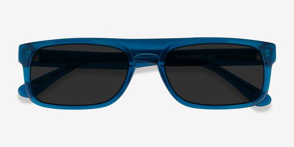 Clear Blue Grayton -  Acetate Sunglasses
