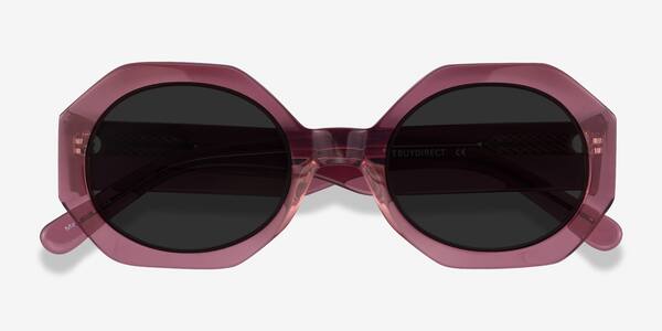 Clear Purple Vitamin -  Acetate Sunglasses