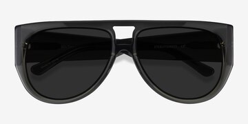 Clear Green Southwest -  Acetate Sunglasses