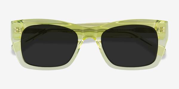 Clear Yellow Because -  Acétate Sunglasses