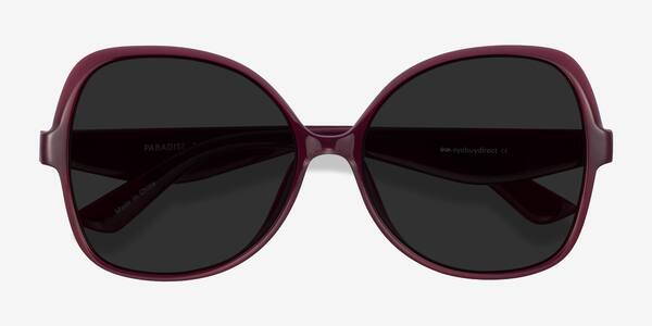 Burgundy Paradise -  Plastic Sunglasses