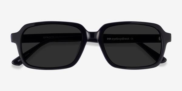 Black Opacity -  Acetate Sunglasses