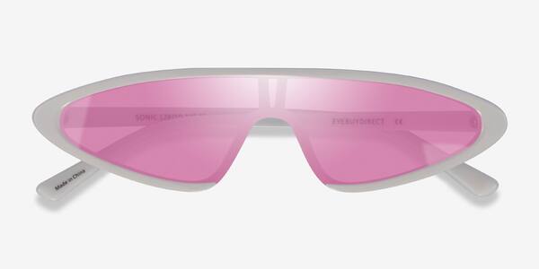 White Sonic -  Plastic Sunglasses
