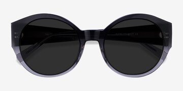 Clear Black Clear Trice -  Acétate Lunettes de soleil