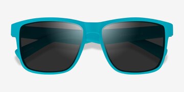 Aqua Gray Uplift -  Plastic Sunglasses