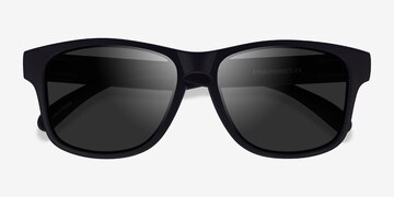 Black Gray Drift -  Plastic Sunglasses