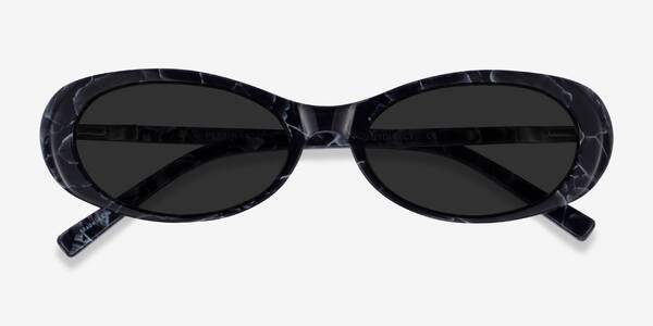 Black White Perrin -  Acétate Sunglasses