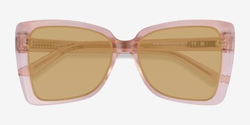 Crystal Peach Tippi -  Acétate Lunettes de soleil