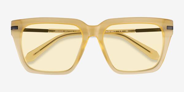 Milky Yellow Peggy -  Acetate Sunglasses