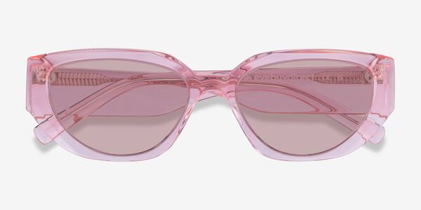 Crystal Pink Edie -  Acetate Sunglasses