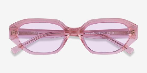 Crystal Peach Ronette -  Acetate Sunglasses