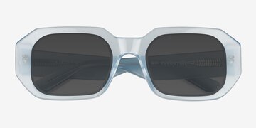 Milky Light Blue Lilia -  Acétate Lunettes de soleil