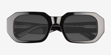 Black Crystal Lilia -  Acetate Sunglasses