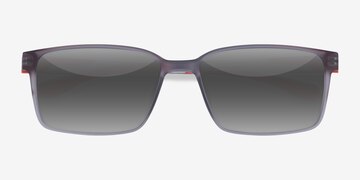 Matt Crystal Gray Strive -  Plastique Lunettes de soleil