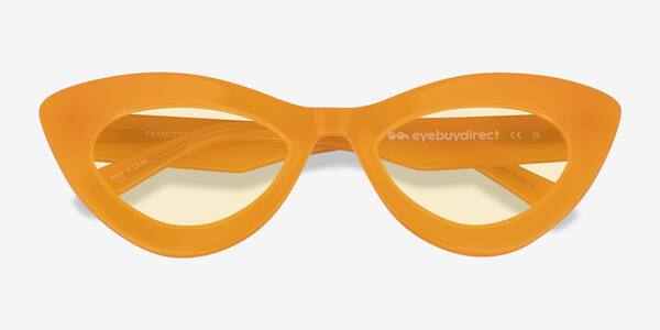 Crystal Yellow Francesca -  Acétate Sunglasses
