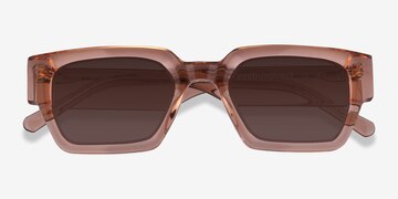 Translusant Peach Pomade -  Acetate Sunglasses