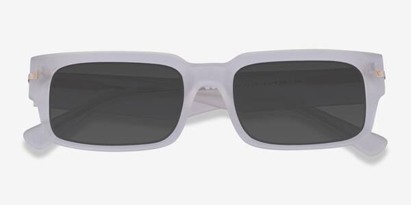 Matte Light Smoke Croquet -  Acetate Sunglasses