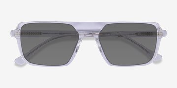 Crystal Clear Zirfas -  Acetate Sunglasses