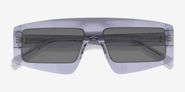 Clear Gray Hanna -  Acetate Sunglasses