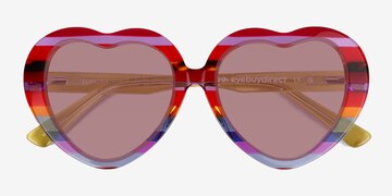 Blue Red Rainbow  Euphoria -  Acétate Lunettes de soleil