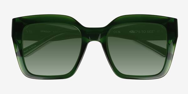Crystal Green Sprout -  Eco-friendly Sunglasses