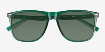 Crystal Green Rainfall -  Plastique Lunettes de soleil