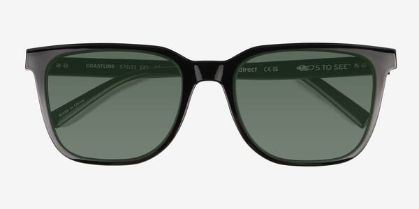 Shinny Black Coastline -  Eco-friendly Sunglasses