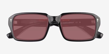 Noir Sync -  Plastique Lunettes de soleil