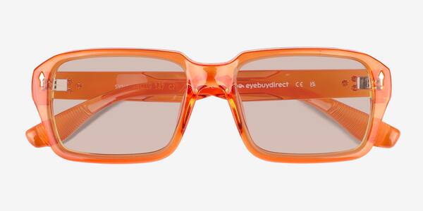 Crystal Orange Sync -  Plastique Sunglasses