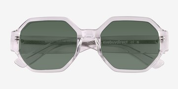 Clear Crystal Mirror -  Acétate Lunettes de soleil