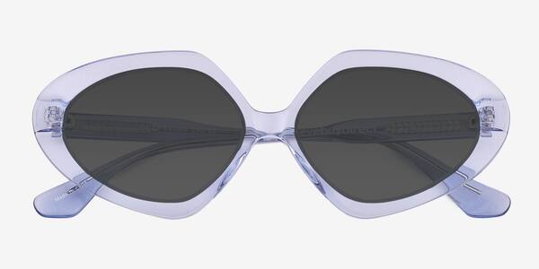 Crystal Blue Glitz -  Acétate Sunglasses