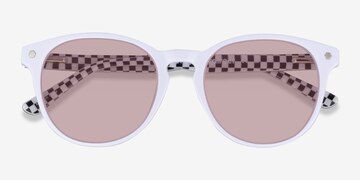 Solid White Stucco -  Acetate Sunglasses
