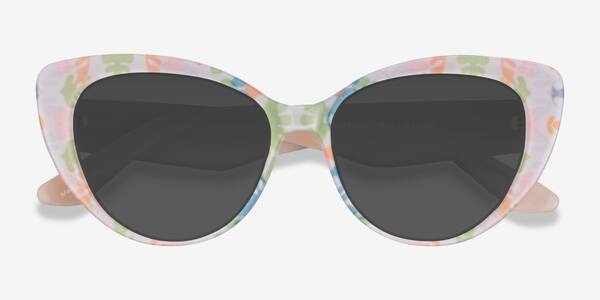 Floral Milky Nude Gallery -  Acetate Sunglasses