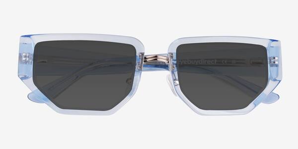Crystal Blue Elate -  Acetate Sunglasses