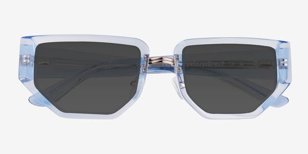 Crystal Blue Elate -  Acétate Sunglasses