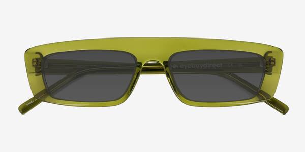 Crystal Olive Green Novo -  Acetate Sunglasses