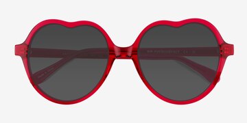 Crystal Red Amora -  Acétate Lunettes de soleil