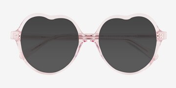 Crystal Light Pink Amora -  Acetate Sunglasses