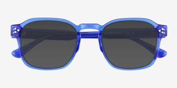 Crystal Blue Reframe -  Acetate Sunglasses
