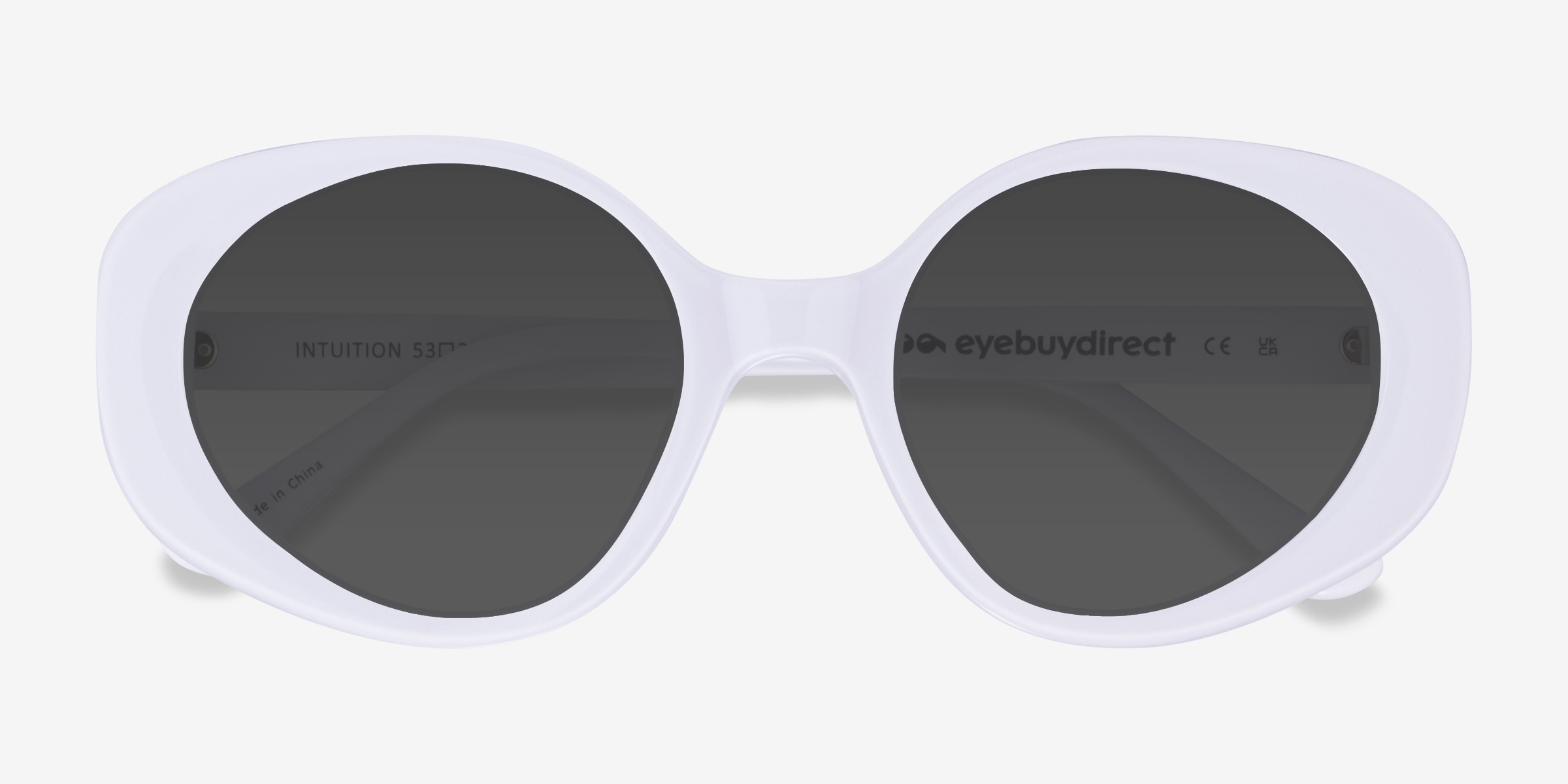 White 2025 prescription sunglasses