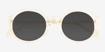 Clear Yellow Ellison -  Acetate Sunglasses