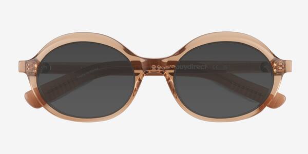 Clear Brown Melva -  Acétate Sunglasses