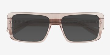 Clear Brown Nick -  Acetate Sunglasses