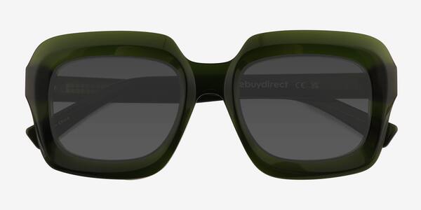 Clear Green Chirico -  Acetate Sunglasses