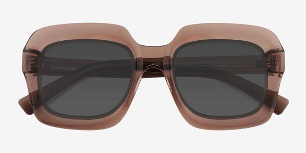 Clear Brown Chirico -  Acetate Sunglasses