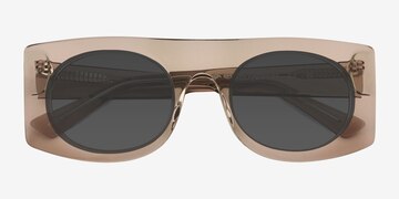 Clear Gray Penrose -  Acetate Sunglasses