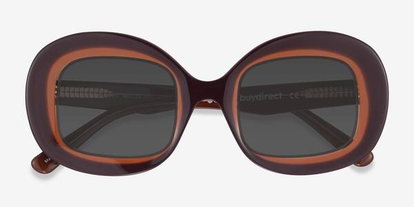 Gradient Brown Rogue -  Acétate Sunglasses