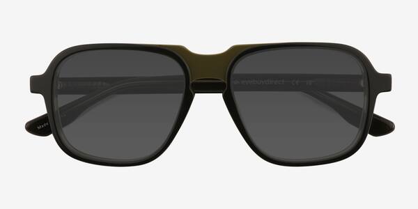 Dark Olive Green Abyss -  Acétate Sunglasses