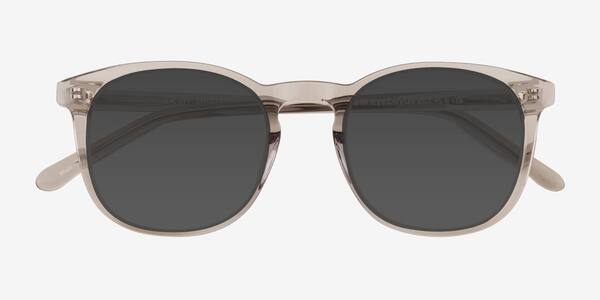 Clear Gray Academy -  Acetate Sunglasses